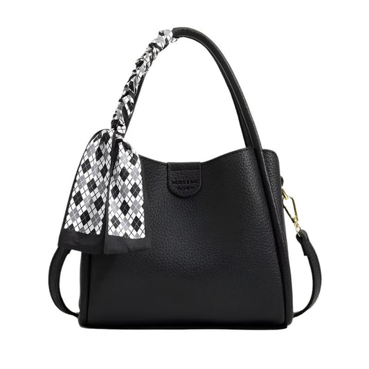 Ambulora – Women’s Lychee Texture PU Leather Crossbody Handbag